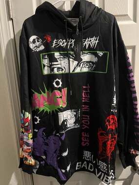 Sugarhill Escape Earth Anxiety Graphic Hoodie